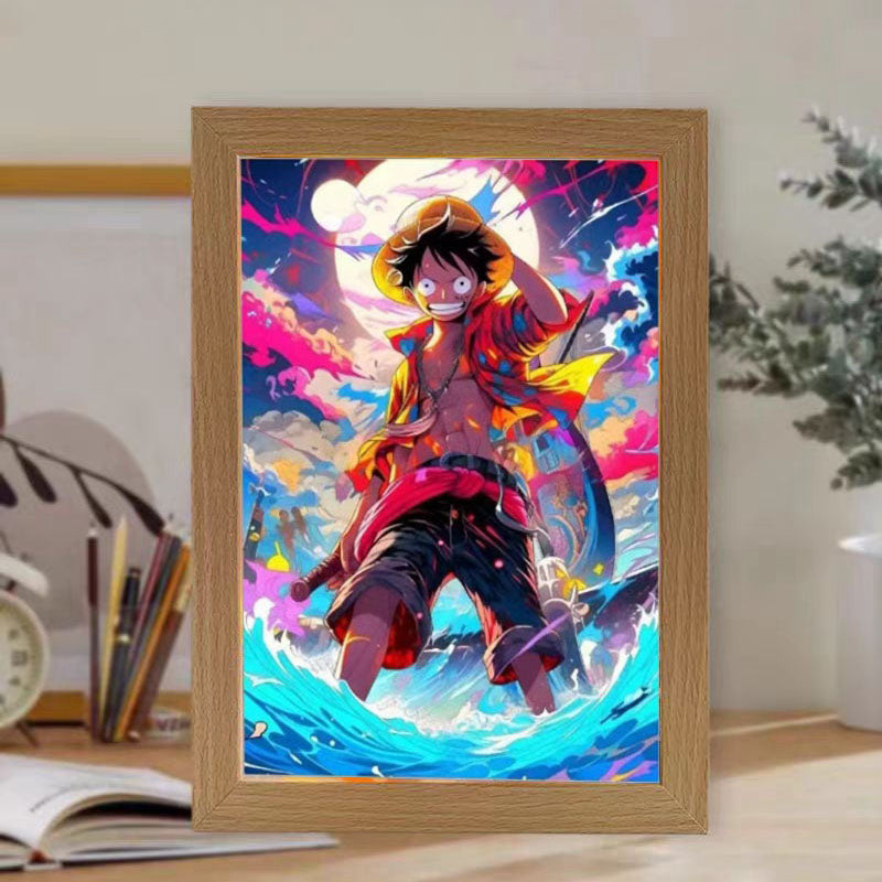 Luffy/Zoro/Sanji can be used as mirrors and decorative paintings light painting