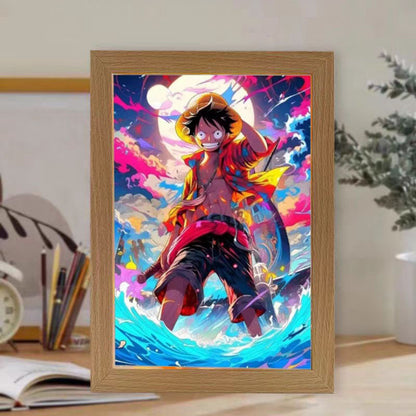 Luffy/Zoro/Sanji can be used as mirrors and decorative paintings light painting