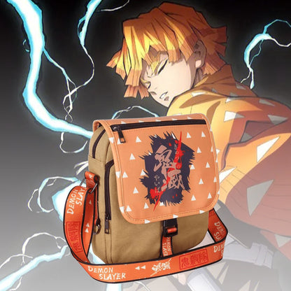 Tanjirou/Nezuko/Zenitsu/Giyuu small single shoulder bag bag students Satchel capacity is sufficient