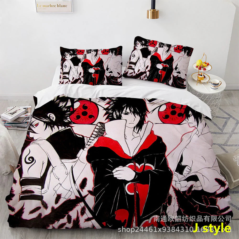 Sharingan /Dawn tissue Comfortable Home Textile Polyester Bedding 3 Sets