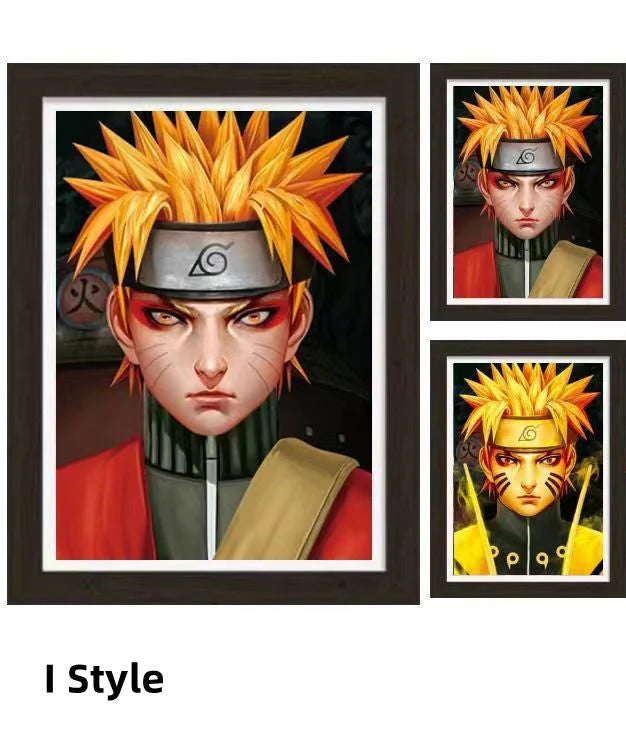 Uzumaki/Sasuke/Kakashi Hd 3d gradient decorative painting cool moving painting characters