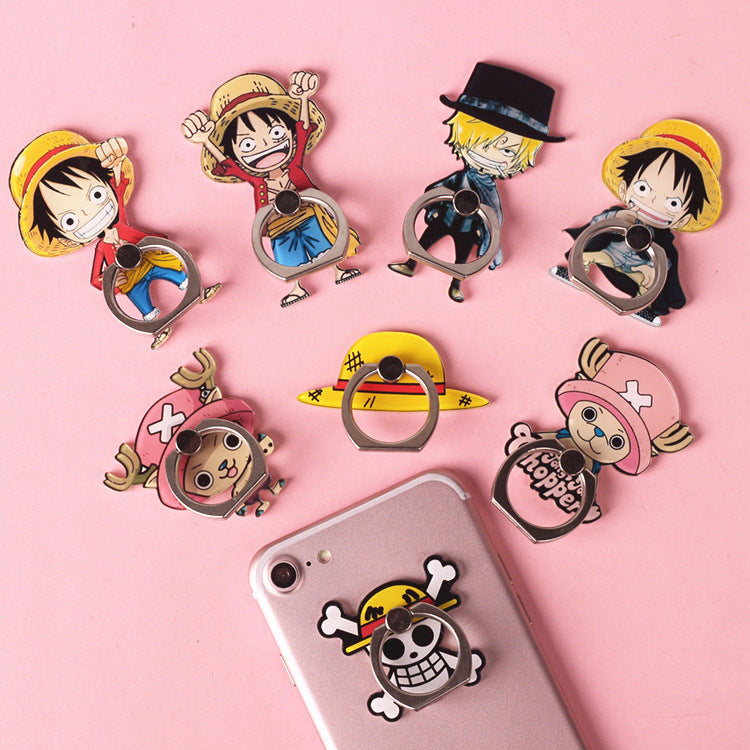 Luffy/Chopper/Sanji character sticker phone holder