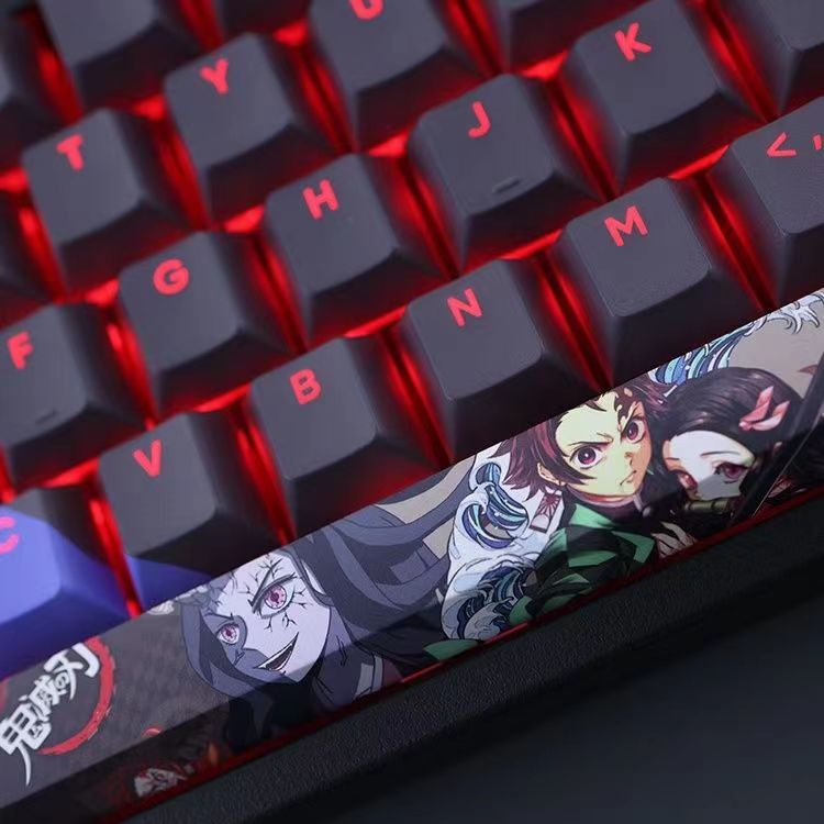 Nezuko/Tanjirou/Tokitou Muichirou Creative transparent cute mechanical keyboard cap