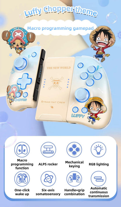 Luffy/Chopper gamepad with adjustable lights wireless Bluetooth left and right hand controllers