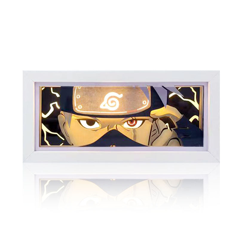 Sasuke/Kakashi/Obito/Itachi 3D Paper Sculpture Night Light - Light up the world of anime!