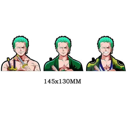 Luffy/Zoro/Nami 3D gradient stickers