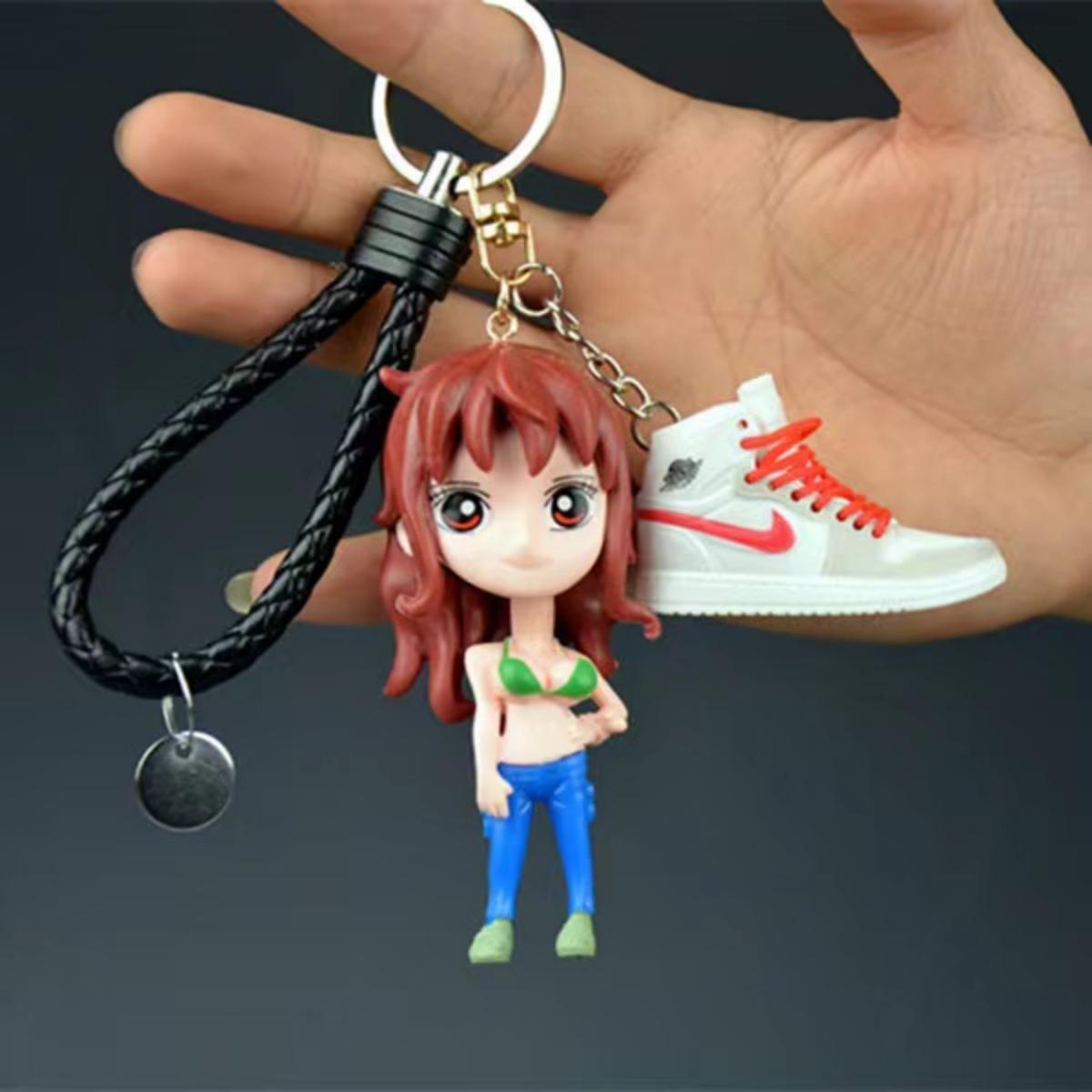 Nika luffy/Zoro character model keychain