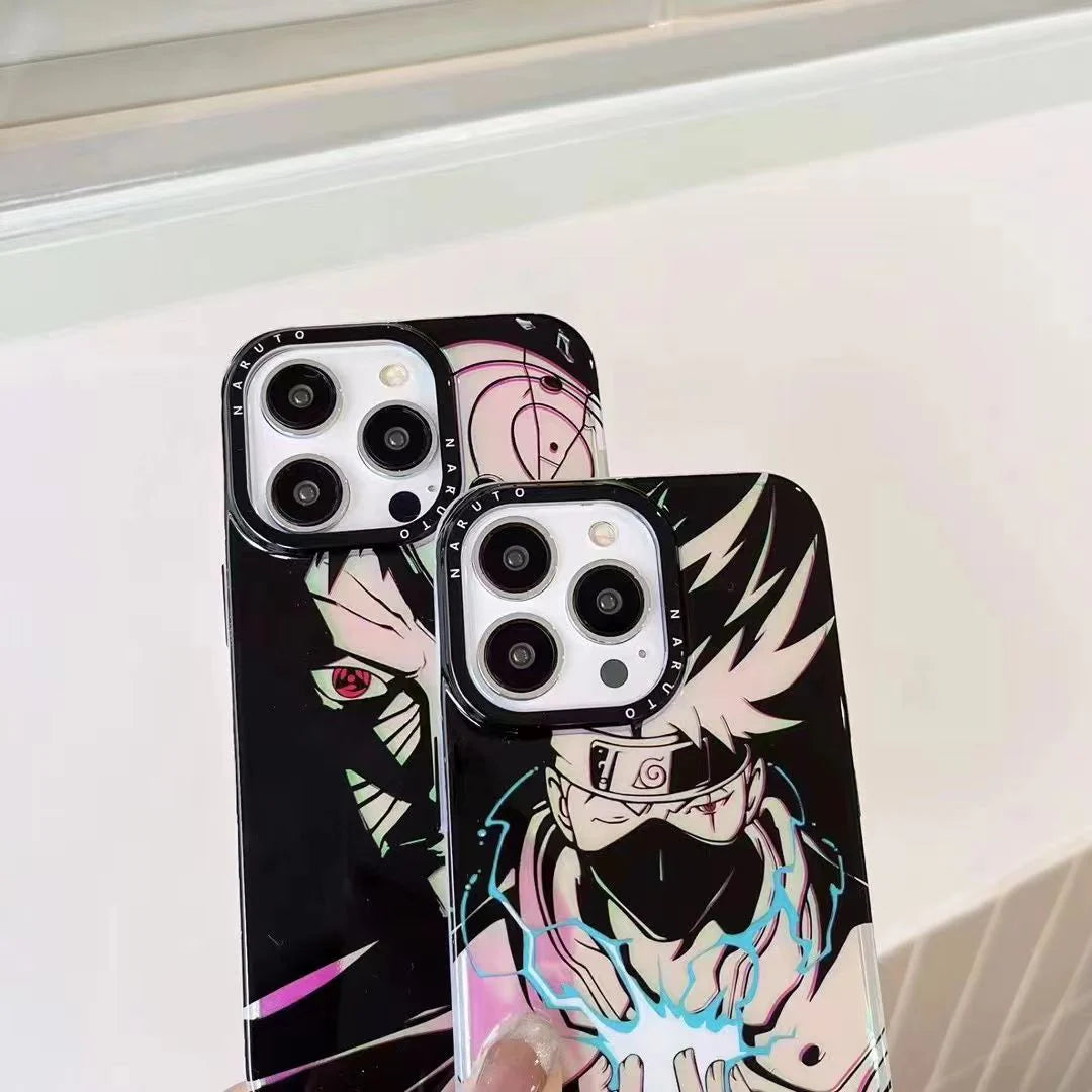 Pain/Kakashi/Obito iPhone exquisite Trend Silicone Anti-collision phone case