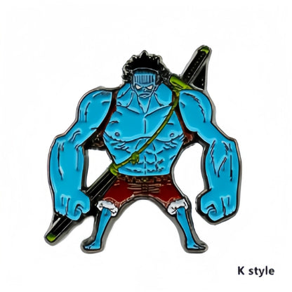 Luffy/Zoro Character Pin Badge