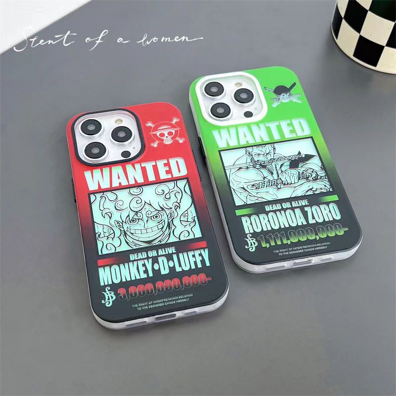 Luffy/Zoro iPhone exquisite Trend Silicone Anti-collision phone case