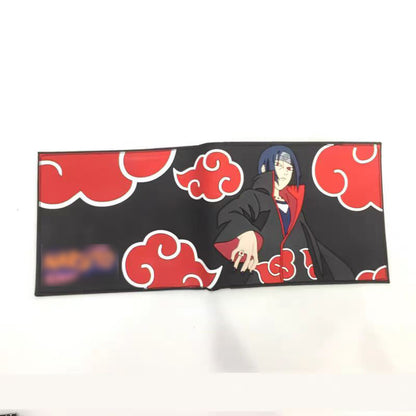 Uchiha Itachi Fashion exquisite wallet, quality leather, reasonable partition, convenient storage style