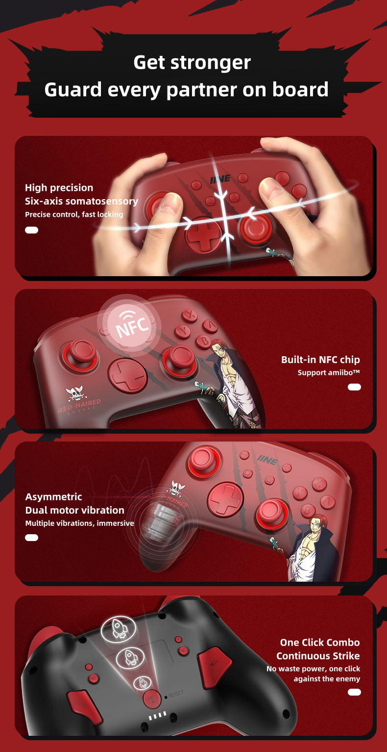 Shanks Sensitive play gamepad, precise control, comfortable grip, enjoy the passion of the game