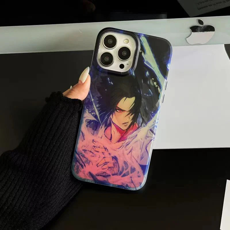 Sasuke/Uzimaki Apple exquisite Trend Silicone Anti-collision phone case