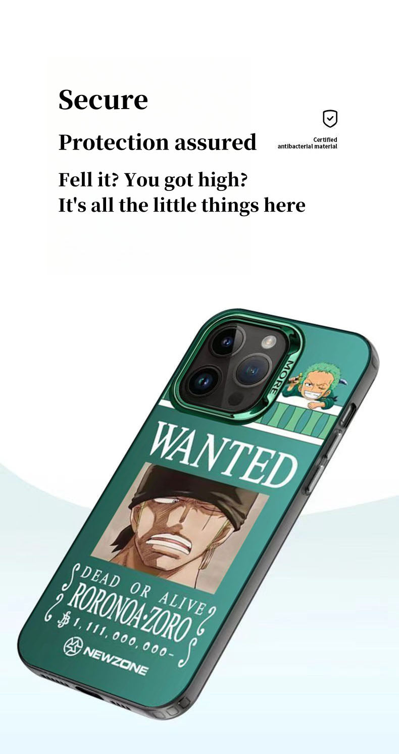 Luffy/Zoro iPhone silicone crash-resistant phone case