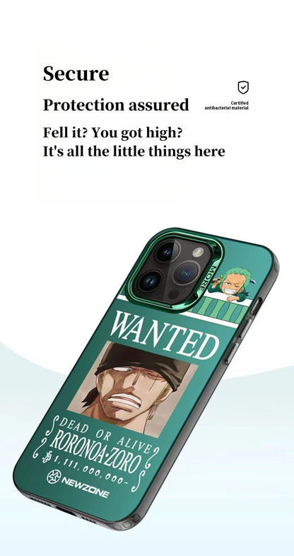 Luffy/Zoro iPhone silicone crash-resistant phone case