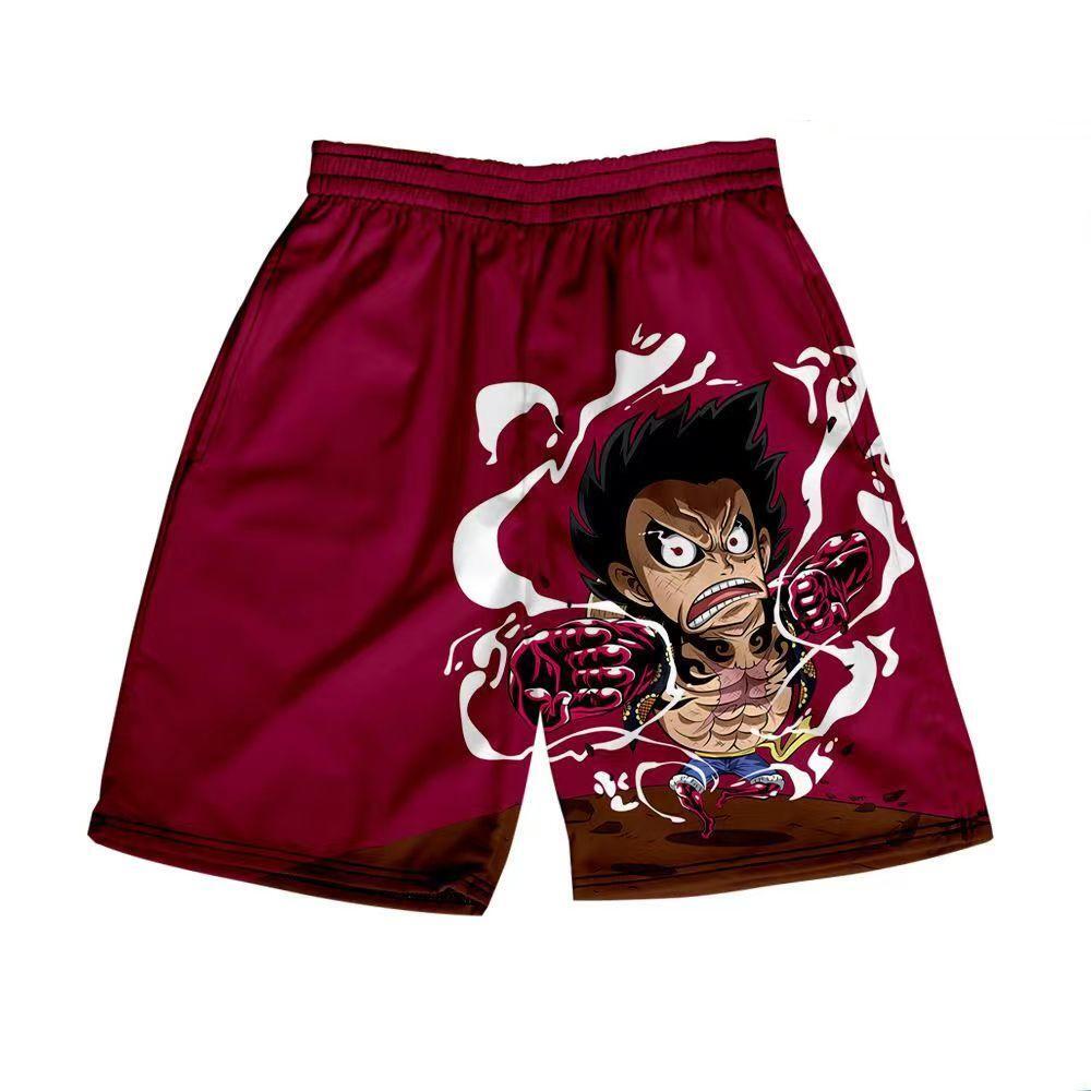 Luffy/Zoro/Sanji/Chopper Summer shorts Exquisite text printed pants