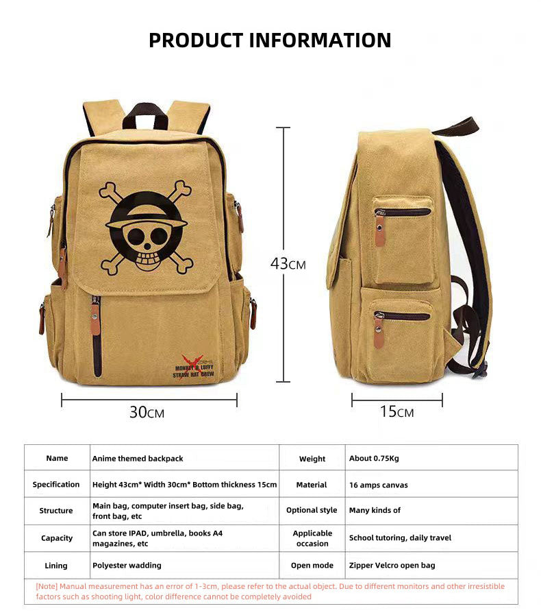 Luffy Stylish and practical backpack, large capacity design, travel essential choice