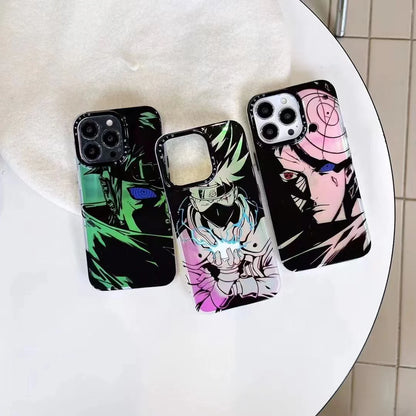 Pain/Kakashi/Obito iPhone exquisite Trend Silicone Anti-collision phone case