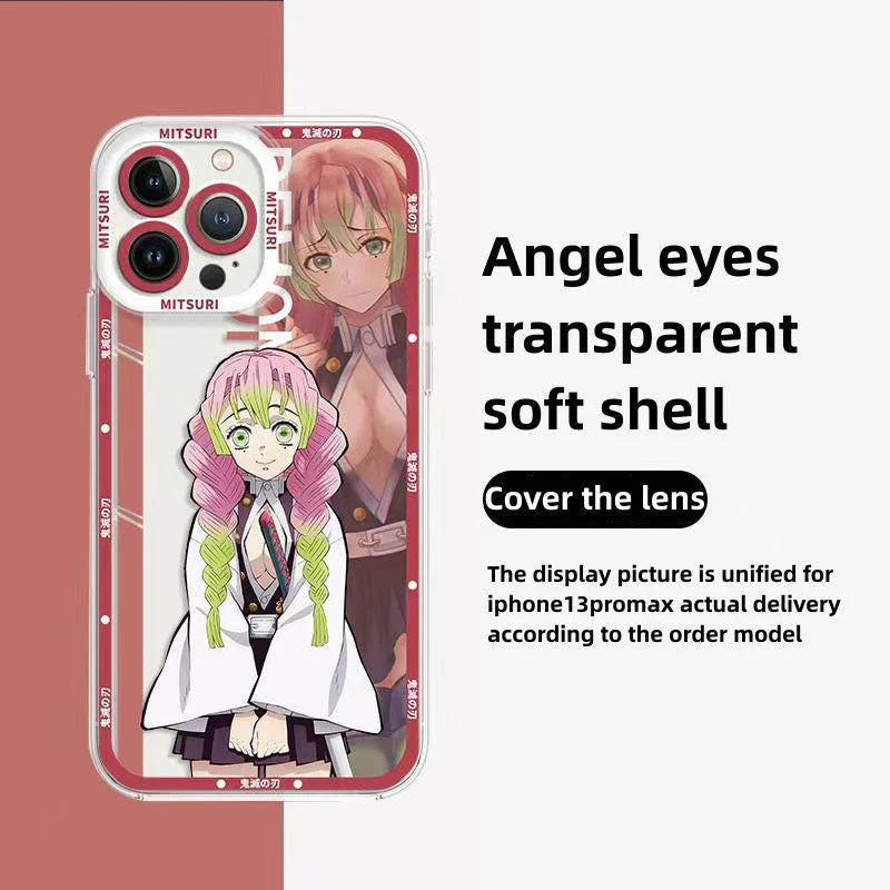 Tanjirou/Nezuko iPhone, Android phone case Apple Refined Trend silicone anti-collision phone case