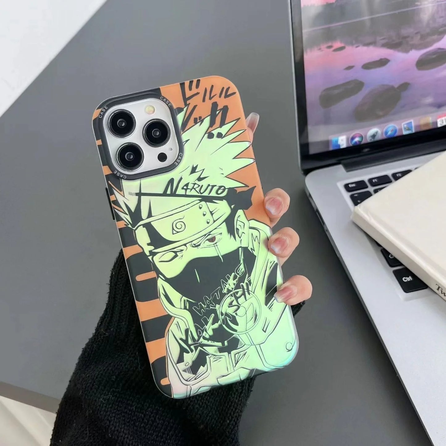 Itachi/Kakashi iPhone exquisite Trend Silicone Anti-collision phone case