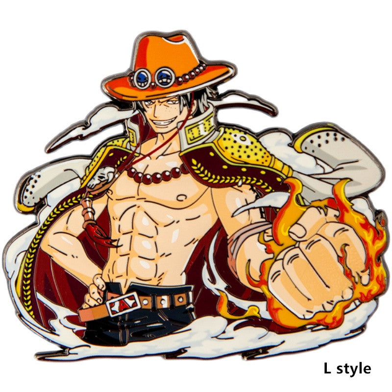 Luffy/Zoro Character Pin Badge