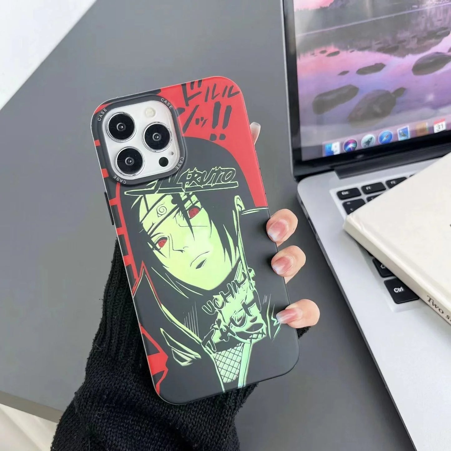 Itachi/Kakashi iPhone exquisite Trend Silicone Anti-collision phone case