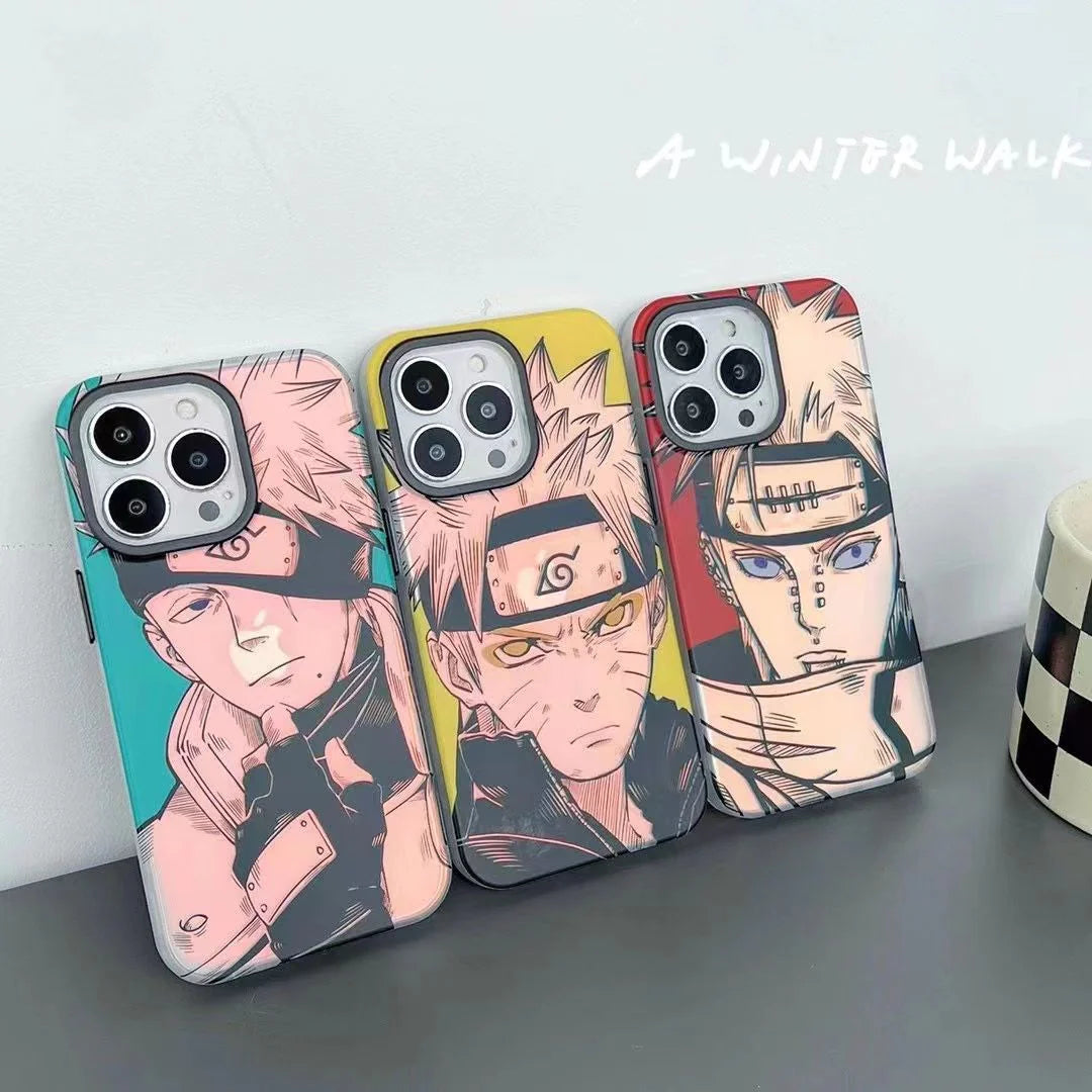 Pain/Uzumaki/Kakashi Apple exquisite Trend Silicone Anti-collision phone case