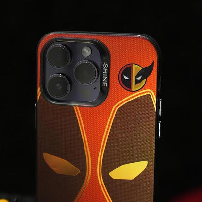 Deadpool/Wolverine iPhone silicone crash-resistant phone case