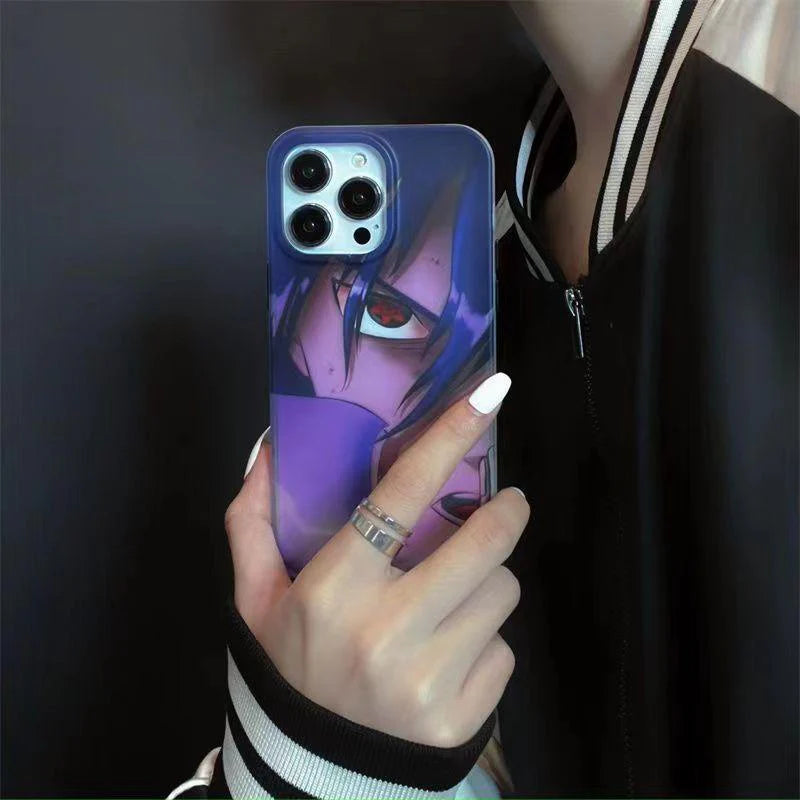 Sasuke/Kakashi iPhone Beautiful Trend silicone anti-collision case