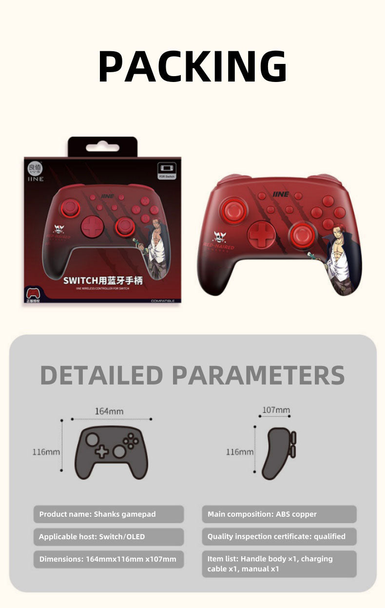 Shanks Sensitive play gamepad, precise control, comfortable grip, enjoy the passion of the game