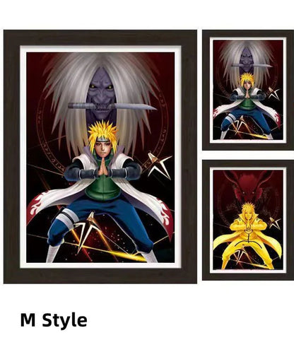 Uzumaki/Sasuke/Kakashi Hd 3d gradient decorative painting cool moving painting characters