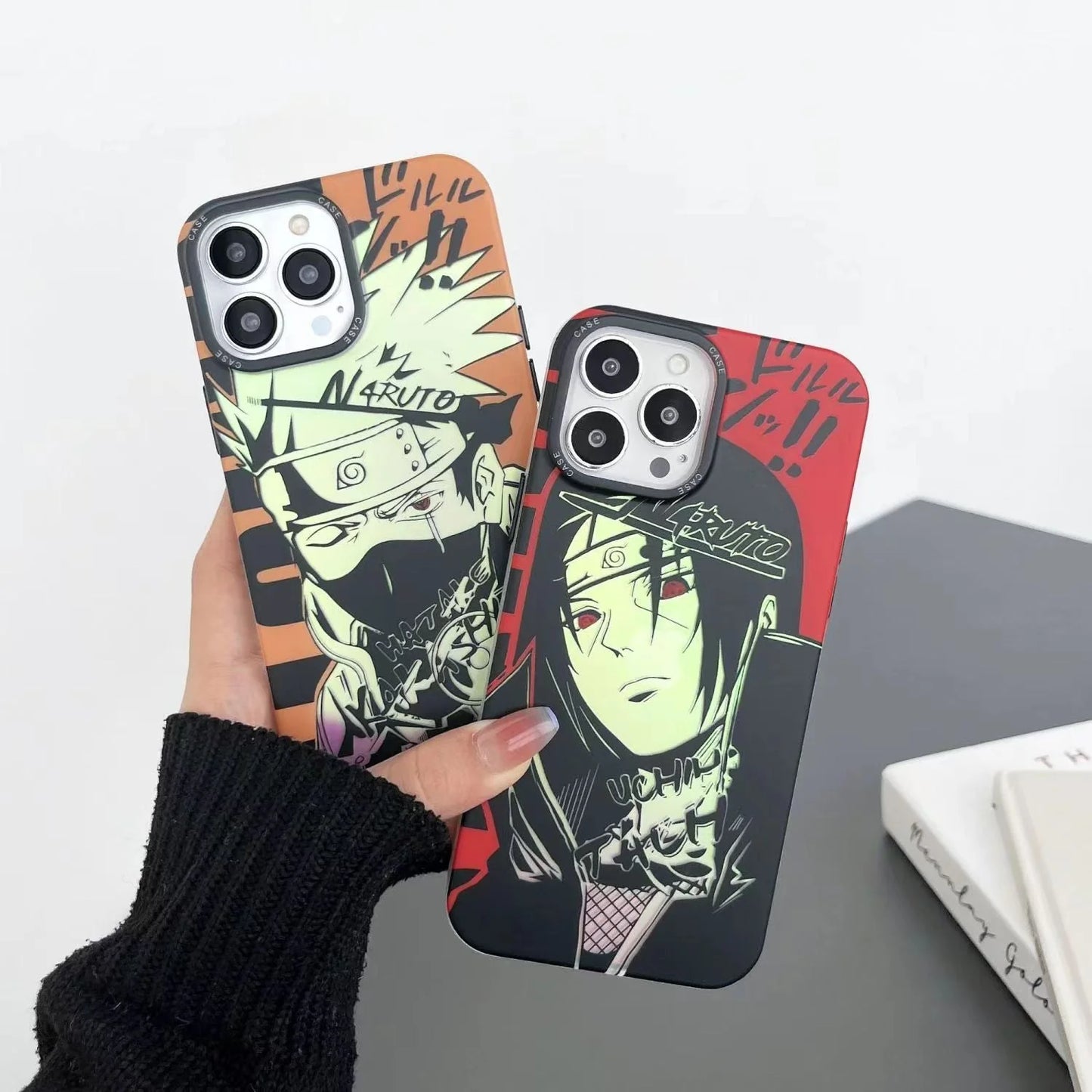 Itachi/Kakashi iPhone exquisite Trend Silicone Anti-collision phone case