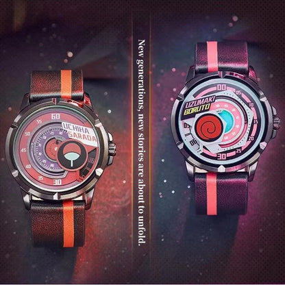 Boruto/Sasuke/Sarada Watch Watch Three degree waterproof watch Sharingan Watch