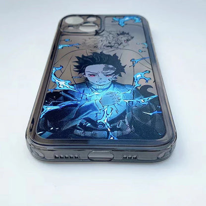 Tanjirou/Zenitsu Apple exquisite Trend Silicone Anti-collision phone case