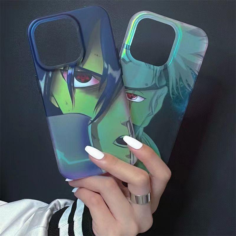 Sasuke/Kakashi iPhone Beautiful Trend silicone anti-collision case