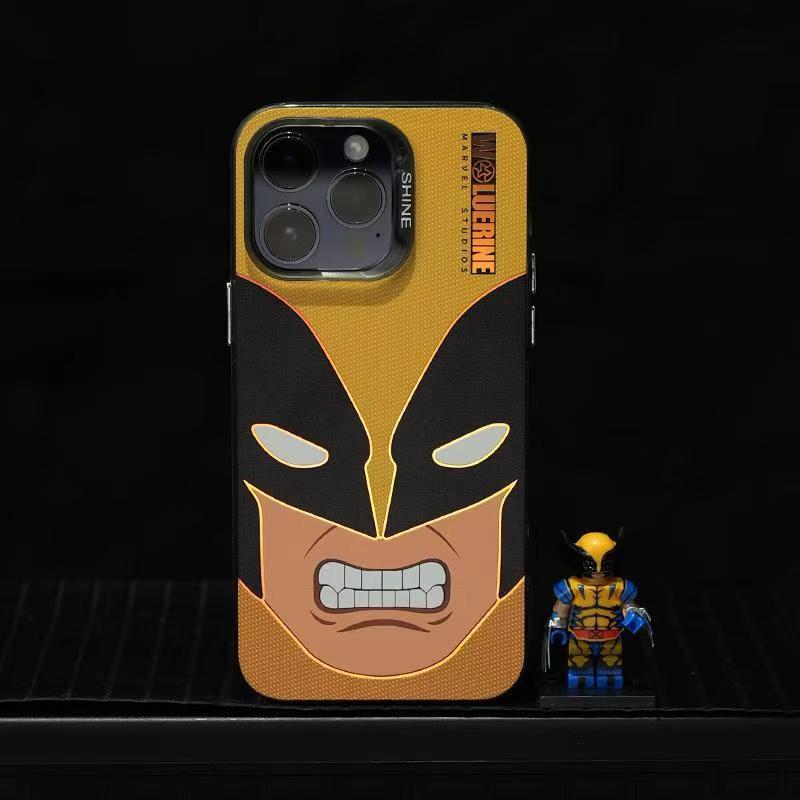 Deadpool/Wolverine iPhone silicone crash-resistant phone case