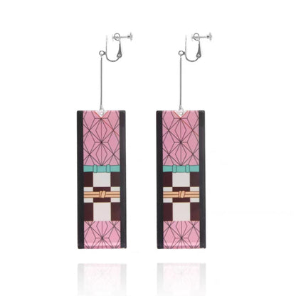 Tanjirou/Nezuko exquisite earrings for a unique charm