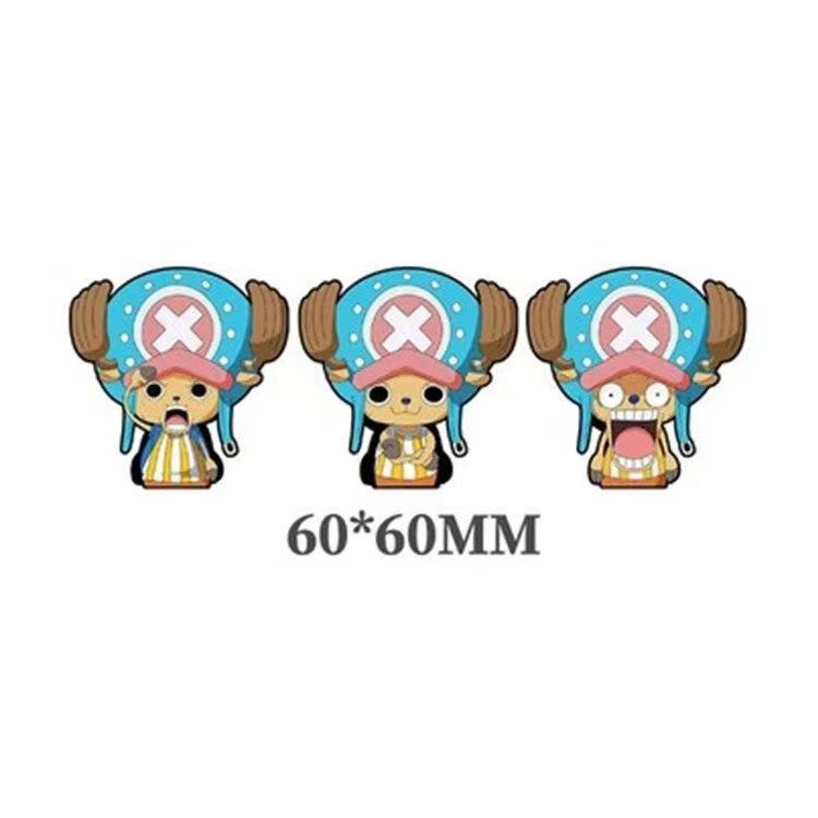 Luffy/Zoro/Nami 3D gradient stickers