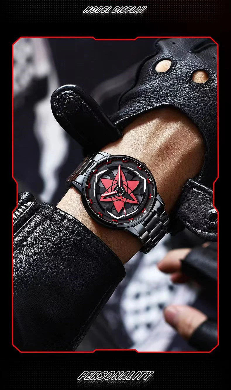 Sasuke/Madara/Itachi Sharingan rotating watch Handsome and cool watch