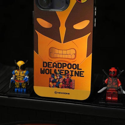 Deadpool/Wolverine iPhone silicone crash-resistant phone case