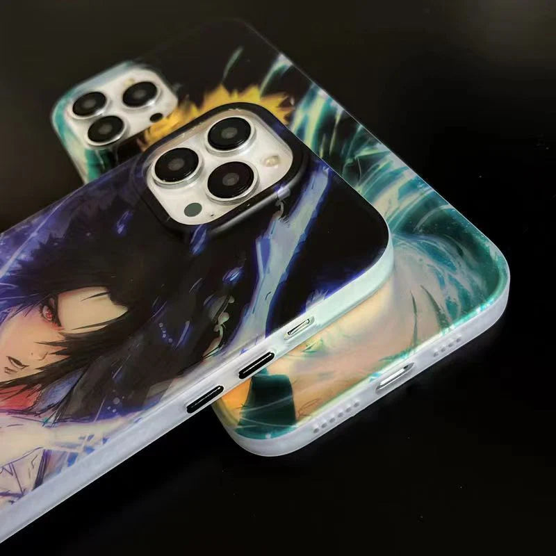 Sasuke/Uzimaki Apple exquisite Trend Silicone Anti-collision phone case