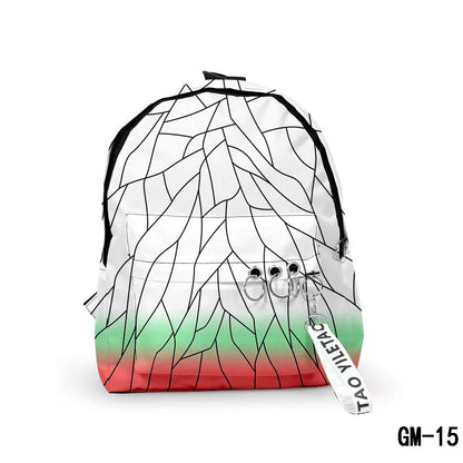 Tanjirou/Nezuko fashion backpack, large capacity space, simple and practical