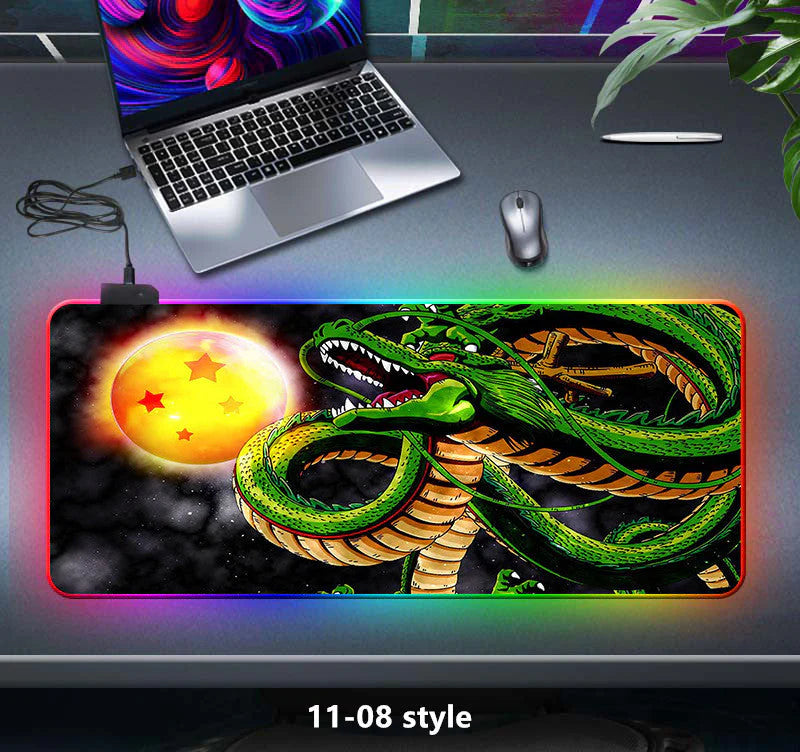 seven color light color change thickened mouse pad LED light keyboard pad game