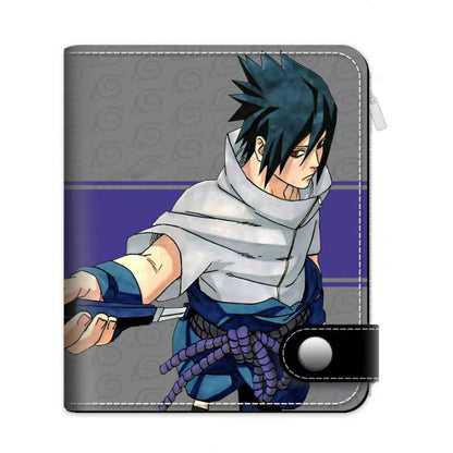 Sasuke/Itachi/Kakashi exquisite leather wallet with large capacity design and excellent quality