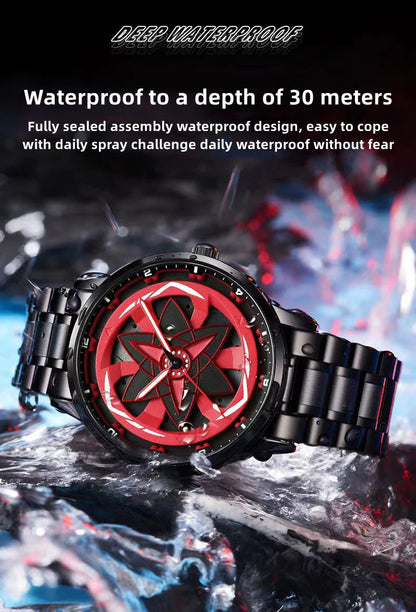 Sasuke/Madara/Itachi Sharingan rotating watch Handsome and cool watch