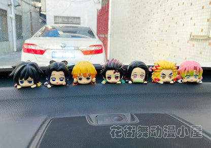 Kamado Tanjirou characters sitting position sleeping position standing position car model ornaments