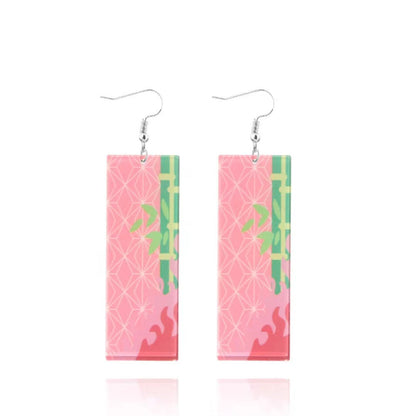 Tanjirou/Nezuko exquisite earrings for a unique charm