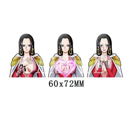 Luffy/Zoro/Nami 3D gradient stickers