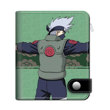 Sasuke/Itachi/Kakashi exquisite leather wallet with large capacity design and excellent quality