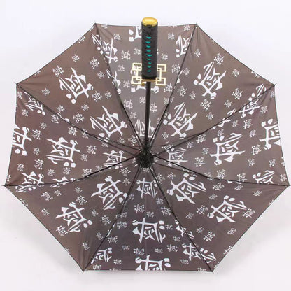 Tanjirou/Zenitsu Cool umbrella shade and rain dual purpose umbrella 16 alloy umbrella bones more robust